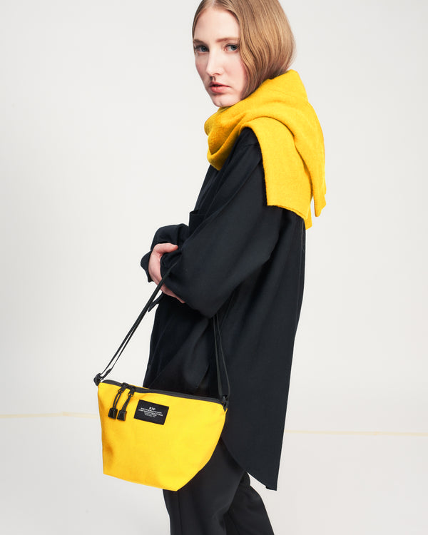 MICRO TOTE - YELLOW NYLON CANVAS