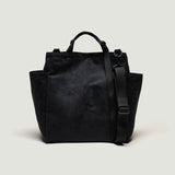 BIP x Engineered Garments CARRY-ALL BEACH BAG - BLACK VEGAN SUEDE