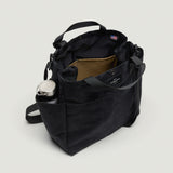 BIP x Engineered Garments CARRY-ALL BEACH BAG - BLACK VEGAN SUEDE