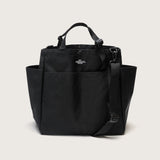 CARRY-ALL BEACH BAG - BLACK NYLON CANVAS