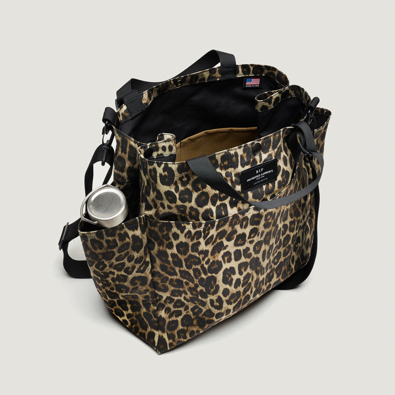 BIP x Engineered Garments CARRY-ALL BEACH BAG - LEOPARD