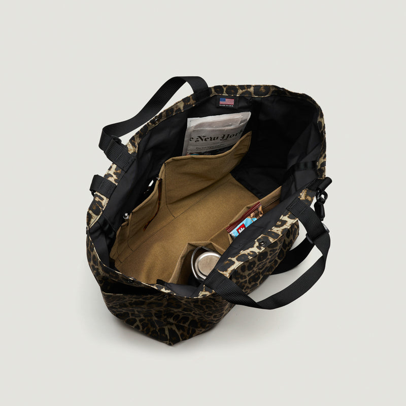 BIP x Engineered Garments CARRY-ALL BEACH BAG - LEOPARD