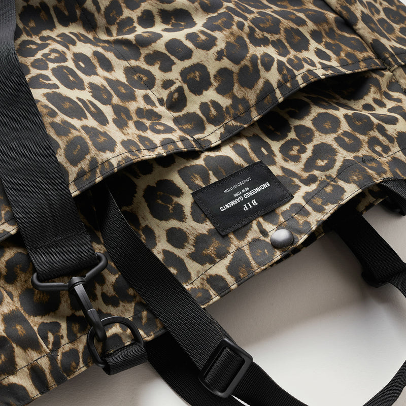 BIP x Engineered Garments CARRY-ALL BEACH BAG - LEOPARD