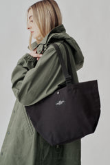 CARRY-ALL TOTE - SMALL / BLACK NYLON CANVAS