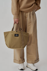 CARRY-ALL TOTE - SMALL / KHAKI NYLON CANVAS