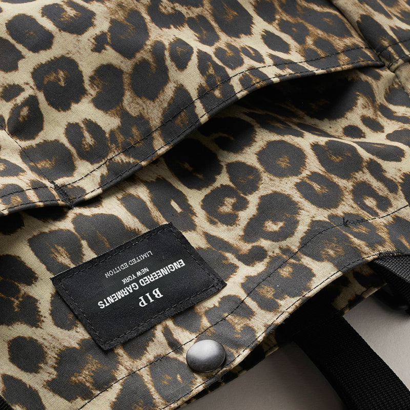 BIP x Engineered Garments MULTI-POCKET BAG MEDIUM - LEOPARD