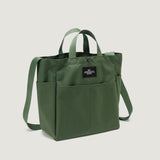 MULTI-POCKET BAG MEDIUM - OLIVE NYLON CANVAS