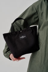 CARRY-ALL TOTE - MINI / BLACK NYLON CANVAS