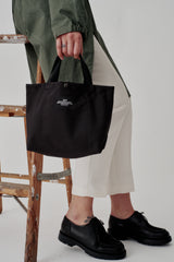 CARRY-ALL TOTE - MINI / BLACK NYLON CANVAS