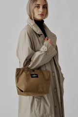 CARRY-ALL TOTE - MINI / KHAKI NYLON CANVAS