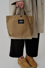CARRY-ALL TOTE - MINI / KHAKI NYLON CANVAS