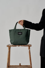 CARRY-ALL TOTE - MINI / OLIVE NYLON CANVAS