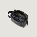BELT POUCH MINI - BLACK CROCO VEGAN LEATHER