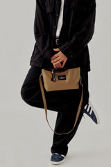FANNYPACK CROSSBODY - KHAKI NYLON CANVAS