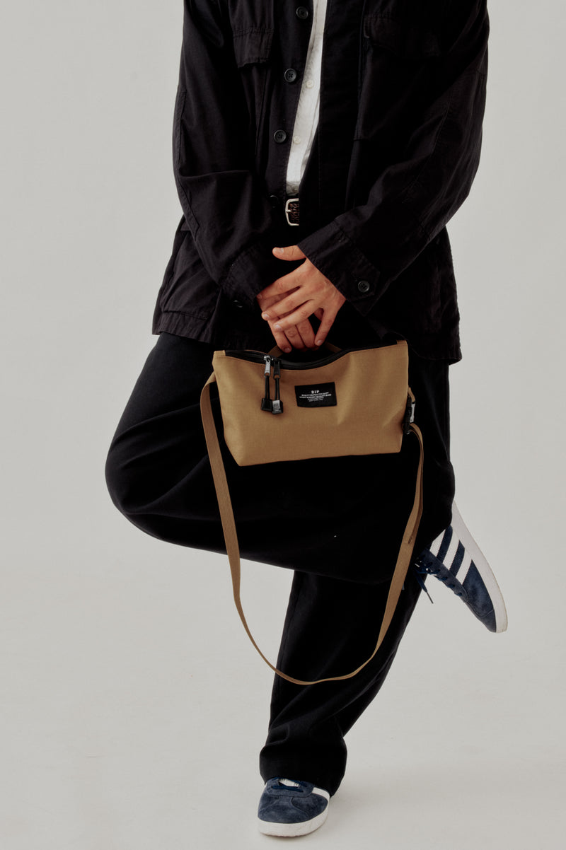 FANNYPACK CROSSBODY - KHAKI NYLON CANVAS