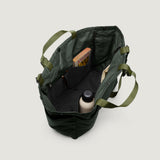 CARRY-ALL BEACH BAG - KHAKI GREEN PUFFER NYLON TWILL