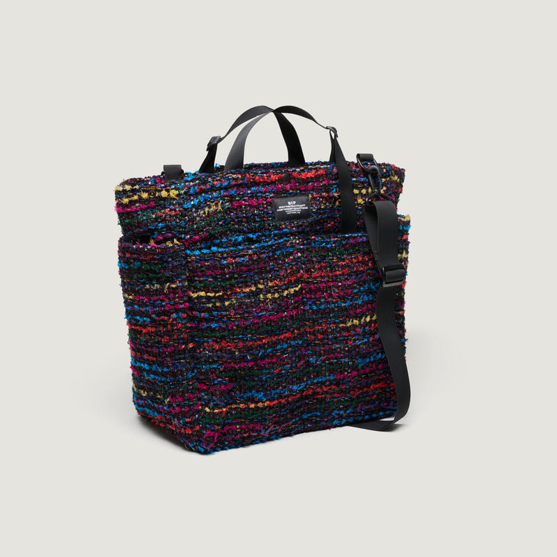 CARRY-ALL BEACH BAG - MULTI TWEED