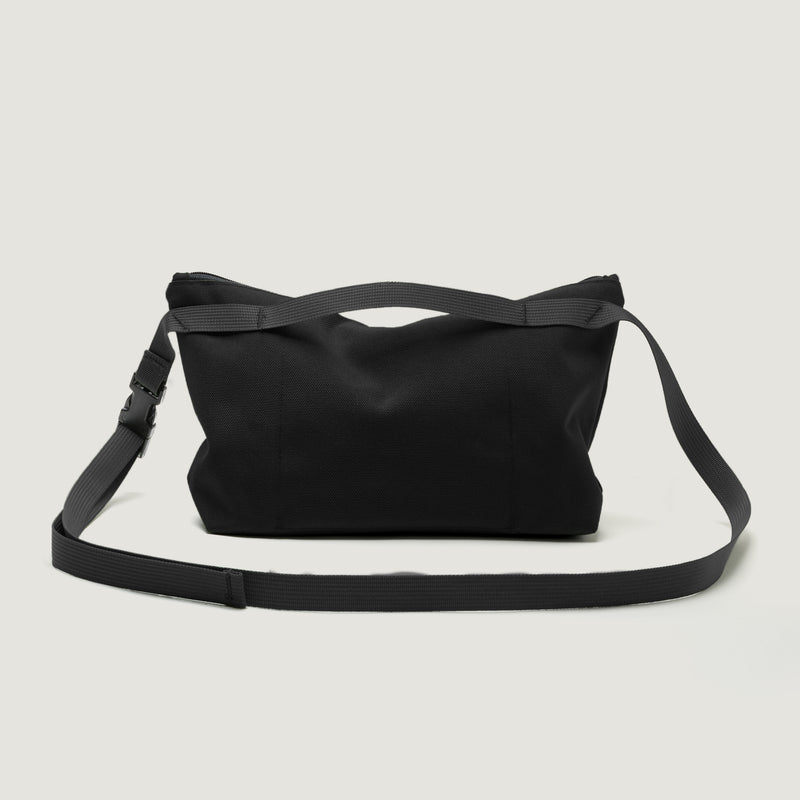 FANNYPACK CROSSBODY - BLACK NYLON CANVAS