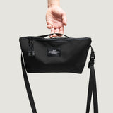 FANNYPACK CROSSBODY - BLACK NYLON CANVAS