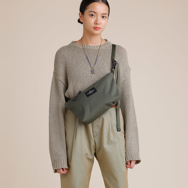 FANNYPACK CROSSBODY - OLIVE RECYCLED POLYESTER