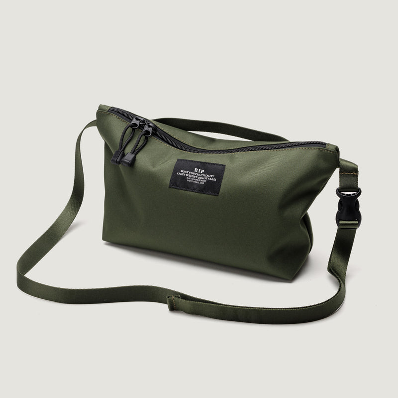 FANNYPACK CROSSBODY - OLIVE RECYCLED POLYESTER