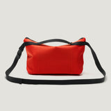 FANNYPACK CROSSBODY - REDDISH ORANGE NYLON CANVAS