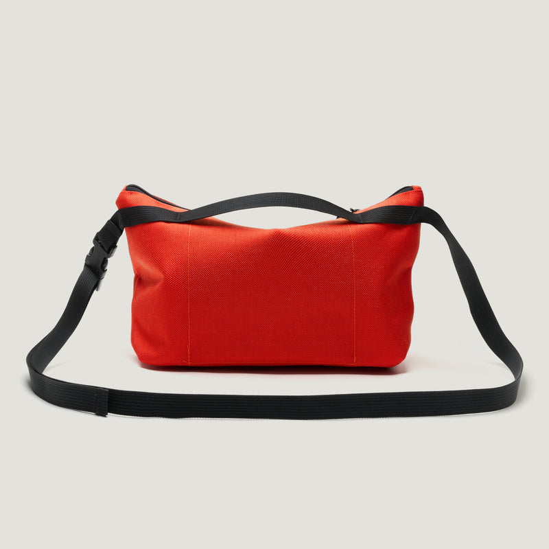 FANNYPACK CROSSBODY - REDDISH ORANGE NYLON CANVAS