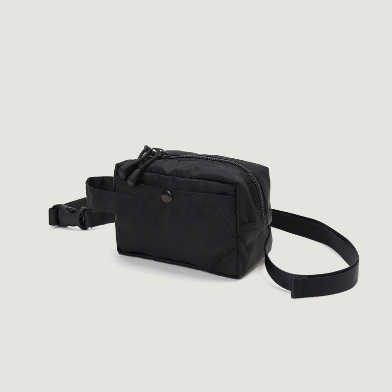 BELT POUCH MINI - BLACK NYLON TWILL