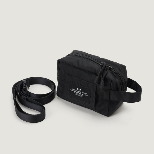 BELT POUCH MINI - BLACK NYLON TWILL