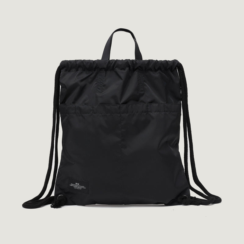 JOHN'S BACKPACK - BLACK NYLON TWILL