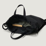 JOHN'S BACKPACK - BLACK NYLON TWILL