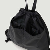 JOHN'S BACKPACK - BLACK NYLON TWILL