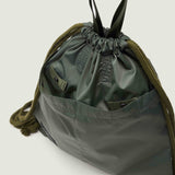 JOHN'S BACKPACK - KHAKI GREEN NYLON TWILL