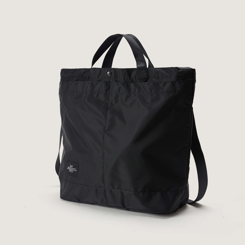 NEW YORK TOTE MEDIUM - BLACK NYLON TWILL