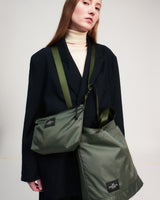 NEW YORK TOTE MEDIUM - KHAKI GREEN NYLON TWILL