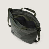 NEW YORK TOTE MEDIUM - KHAKI GREEN NYLON TWILL