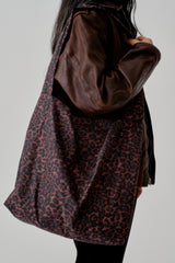 PACKABLE MARKET SHOULDER - LEOPARD