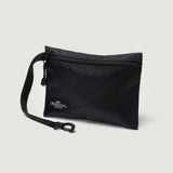 ZIPPER POUCH - BLACK NYLON TWILL