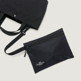 ZIPPER POUCH - BLACK NYLON TWILL