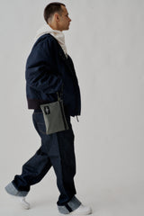 ZIPPER POUCH - KHAKI GREEN NYLON TWILL