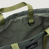 MARKET TOTE - KHAKI GREEN PUFFER NYLON TWILL