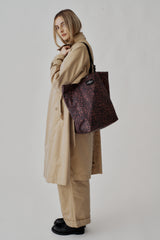 MARKET TOTE - LEOPARD PUFFER