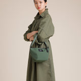 MICRO TOTE - OLIVE NYLON CANVAS