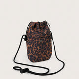 MINI WALLET POUCH - LEOPARD RECYCLED POLYESTER