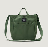 MULTI-POCKET BAG MEDIUM - OLIVE NYLON CANVAS