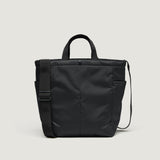 MULTI-POCKET BAG MEDIUM - BLACK PUFFER NYLON TWILL