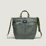 MULTI-POCKET BAG MEDIUM - KHAKI GREEN PUFFER NYLON TWILL