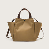 SMALL SIDE POCKET TOTE - COYOTE RECYCLED POLYESTER