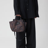 SMALL SIDE POCKET TOTE - LEOPARD RECYCLED POLYESTER