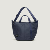 ZIPPER DUFFLE - MEDIUM - NAVY PUFFER NYLON TWILL